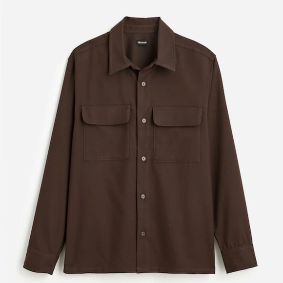 Madewell NWT Men's Brown Button-Up Jacket Shirt and Pants Matching Set - Picture 5 of 14